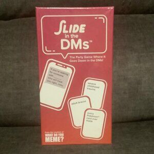 Slide In The DMs Party Game Age 17+ What Do You Meme NEW Unopened 3-20 Players